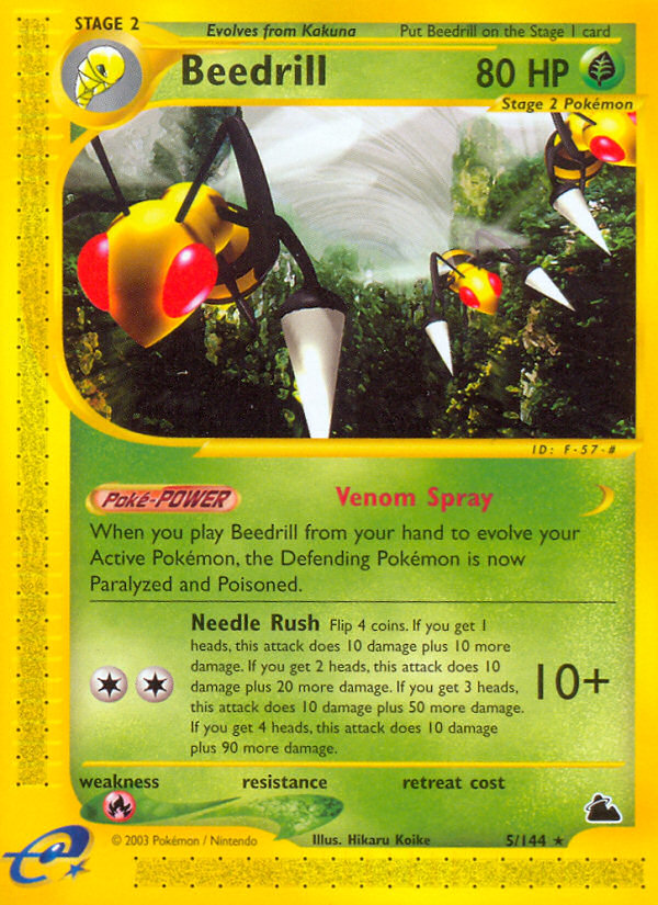 Beedrill (5/144) [Skyridge] | Fandemonia Ltd