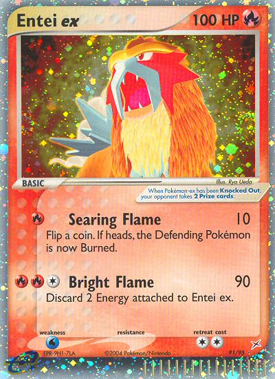 Entei ex (91/95) [EX: Team Magma vs Team Aqua] | Fandemonia Ltd