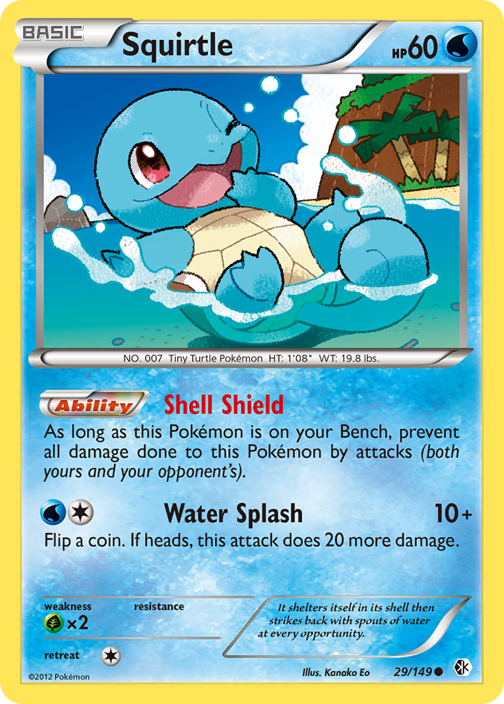 Squirtle (29/149) [Black & White: Boundaries Crossed] | Fandemonia Ltd