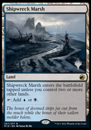 Shipwreck Marsh (Promo Pack) [Innistrad: Midnight Hunt Promos] | Fandemonia Ltd