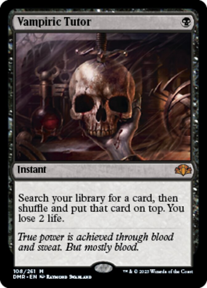 Vampiric Tutor [Dominaria Remastered] | Fandemonia Ltd