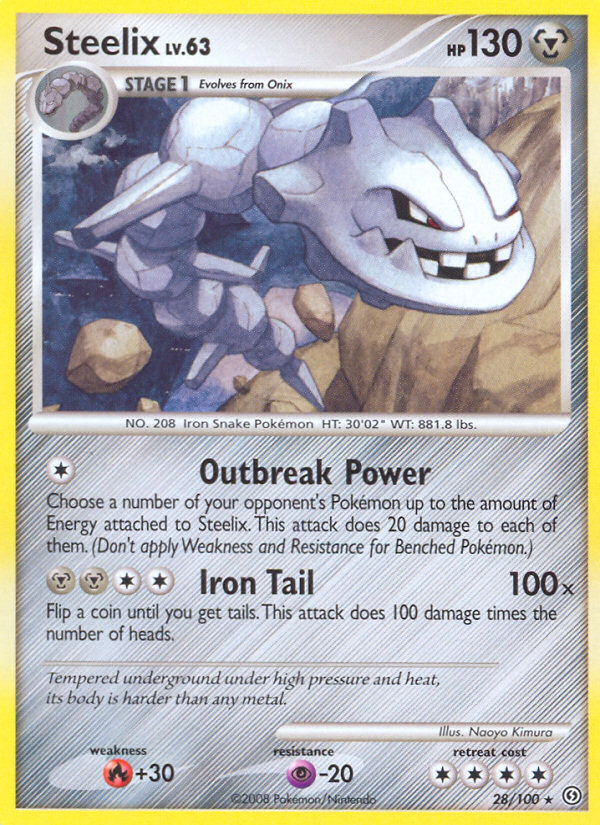 Steelix (28/100) [Diamond & Pearl: Stormfront] | Fandemonia Ltd