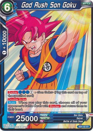 God Rush Son Goku (Starter Deck - The Awakening) [SD1-02] | Fandemonia Ltd