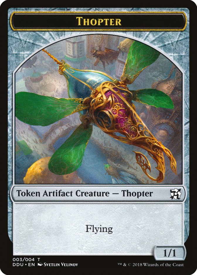 Thopter (003/004) [Duel Decks: Elves vs. Inventors Tokens] | Fandemonia Ltd