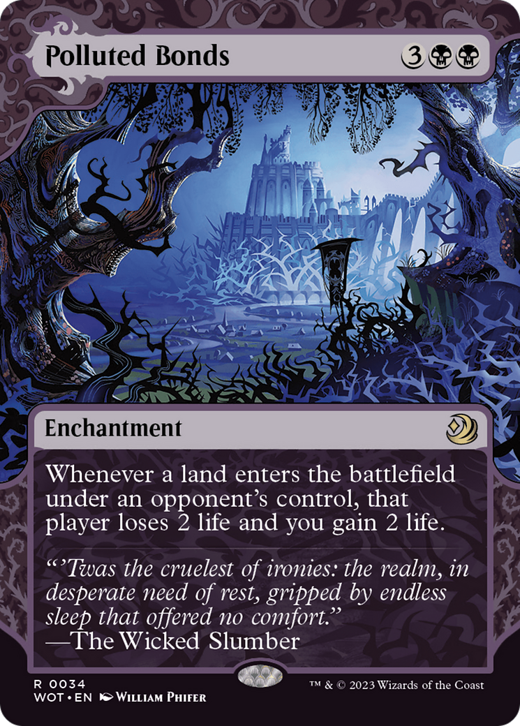 Polluted Bonds [Wilds of Eldraine: Enchanting Tales] | Fandemonia Ltd