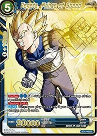 Vegeta, Prince of Speed (Foil) [SD1-05] | Fandemonia Ltd