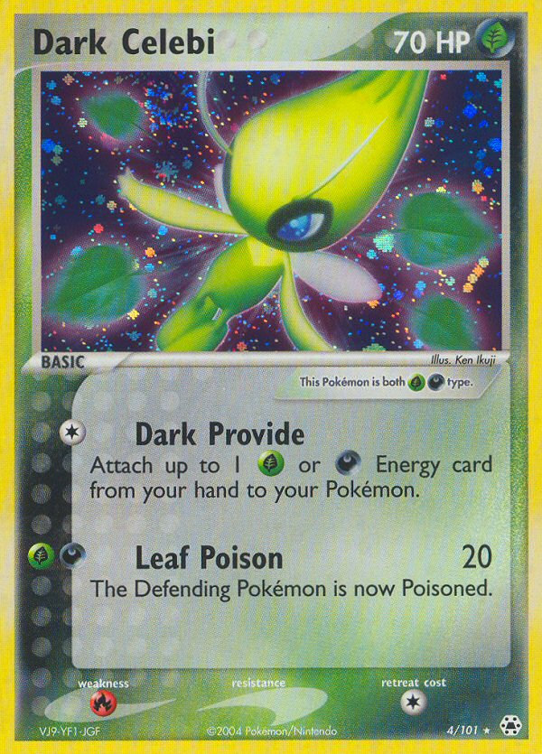 Dark Celebi (4/101) [EX: Hidden Legends] | Fandemonia Ltd