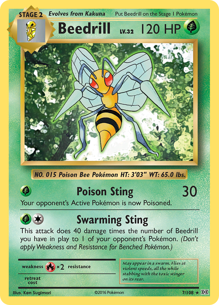 Beedrill (7/108) [XY: Evolutions] | Fandemonia Ltd