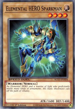 Elemental HERO Sparkman [SGX1-ENA04] Common | Fandemonia Ltd