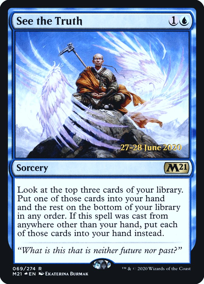 See the Truth  [Core Set 2021 Prerelease Promos] | Fandemonia Ltd