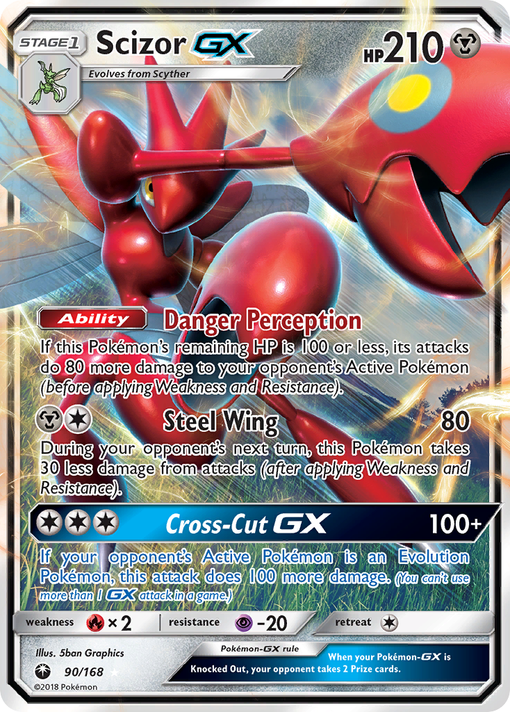 Scizor GX (90/168) [Sun & Moon: Celestial Storm] | Fandemonia Ltd