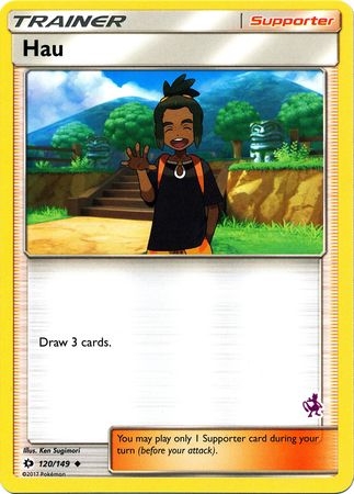 Hau (120/149) (Mewtwo Deck) [Battle Academy 2020] | Fandemonia Ltd