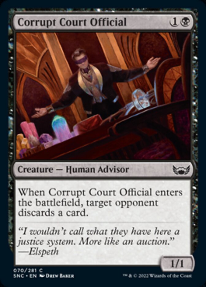 Corrupt Court Official [Streets of New Capenna] | Fandemonia Ltd