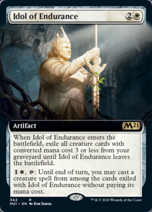 Idol of Endurance (Extended Art) [Core Set 2021] | Fandemonia Ltd