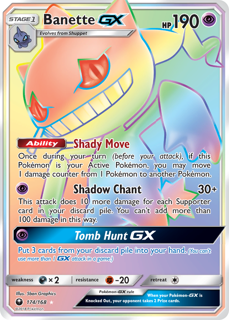 Banette GX (174/168) [Sun & Moon: Celestial Storm] | Fandemonia Ltd