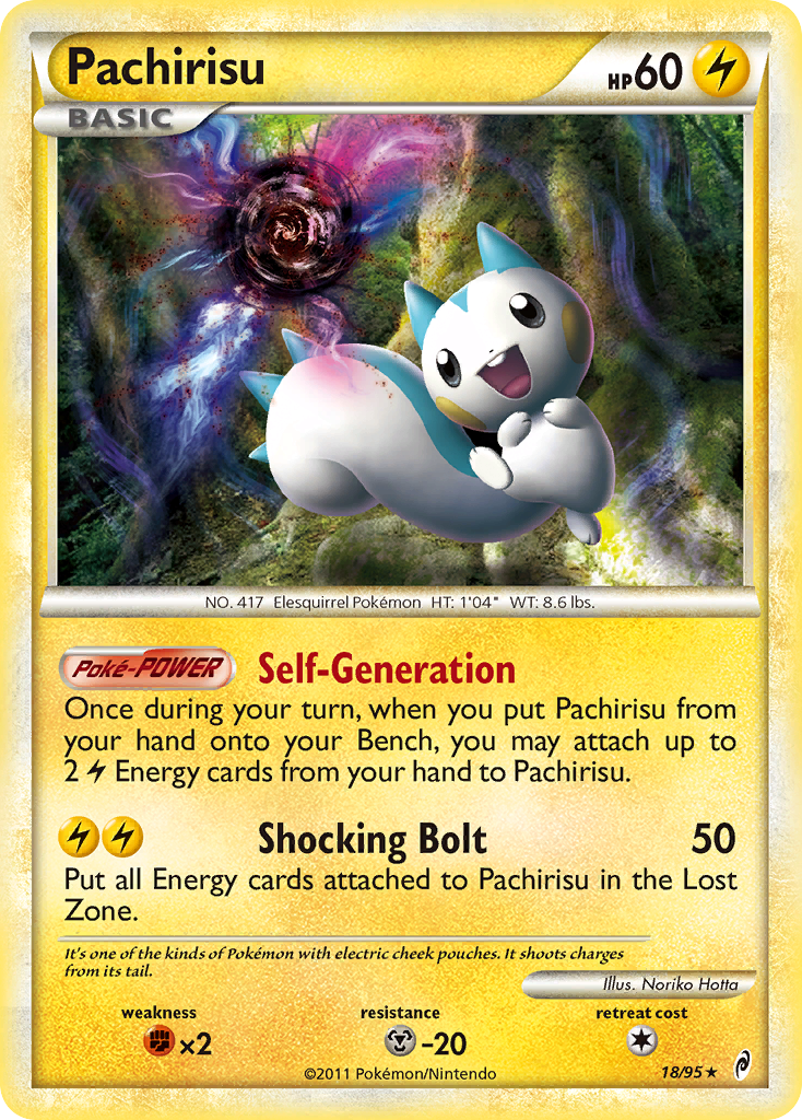 Pachirisu (18/95) [HeartGold & SoulSilver: Call of Legends] | Fandemonia Ltd