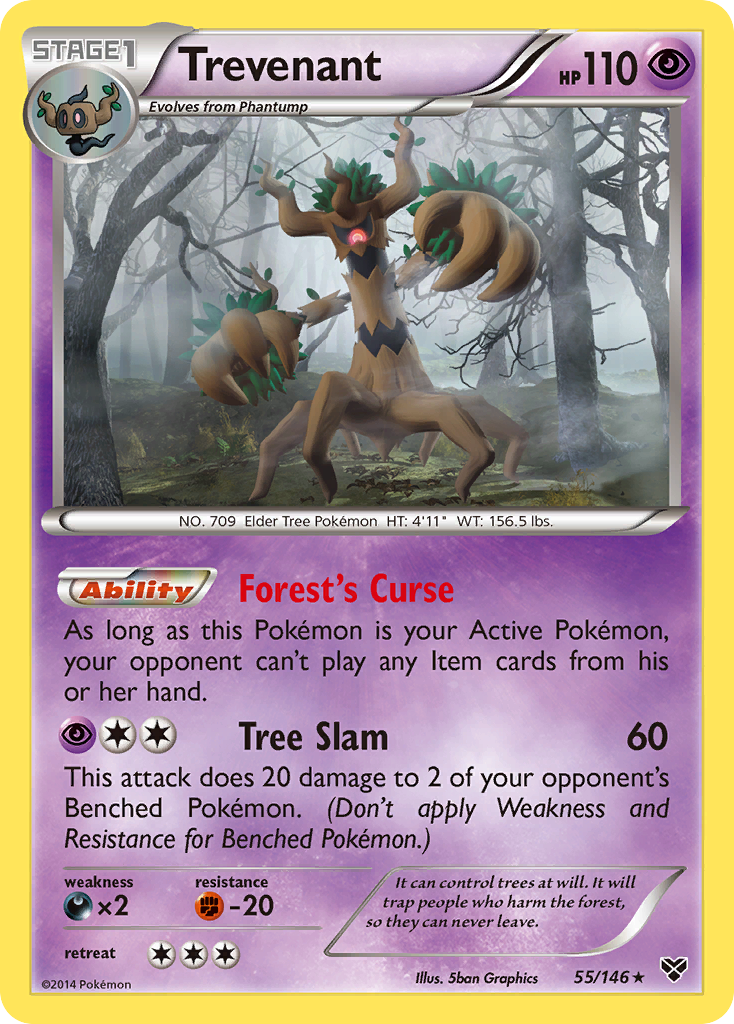 Trevenant (55/146) [XY: Base Set] | Fandemonia Ltd