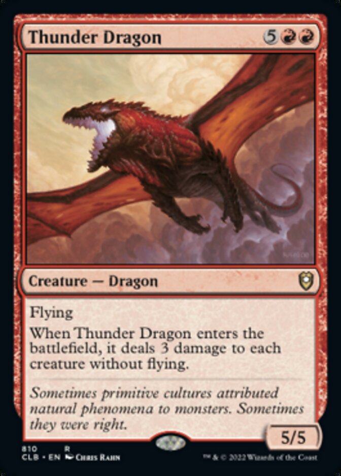 Thunder Dragon [Commander Legends: Battle for Baldur's Gate] | Fandemonia Ltd