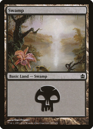 Swamp (307) [Commander 2011] | Fandemonia Ltd