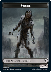 Zombie // Treasure Double-Sided Token [Game Night: Free-for-All Tokens] | Fandemonia Ltd