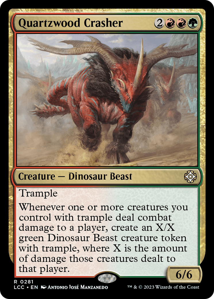 Quartzwood Crasher [The Lost Caverns of Ixalan Commander] | Fandemonia Ltd