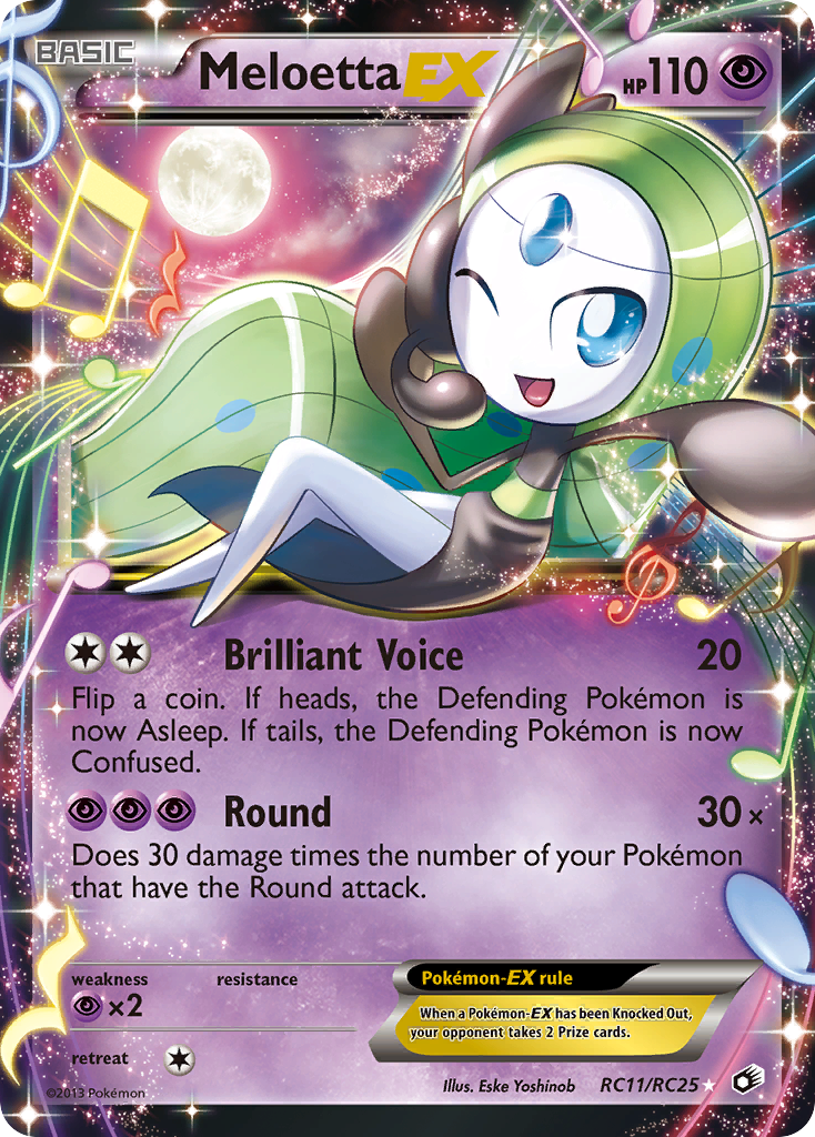 Meloetta EX (RC11/RC25) [Black & White: Legendary Treasures] | Fandemonia Ltd