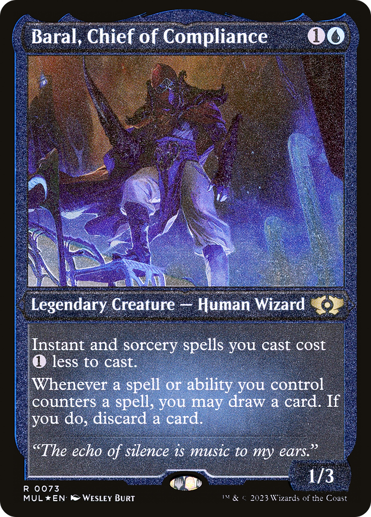 Baral, Chief of Compliance (Foil Etched) [Multiverse Legends] | Fandemonia Ltd