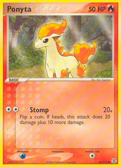 Ponyta (76/112) [EX: FireRed & LeafGreen] | Fandemonia Ltd