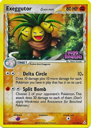 Exeggutor (41/110) (Delta Species) (Stamped) [EX: Holon Phantoms] | Fandemonia Ltd