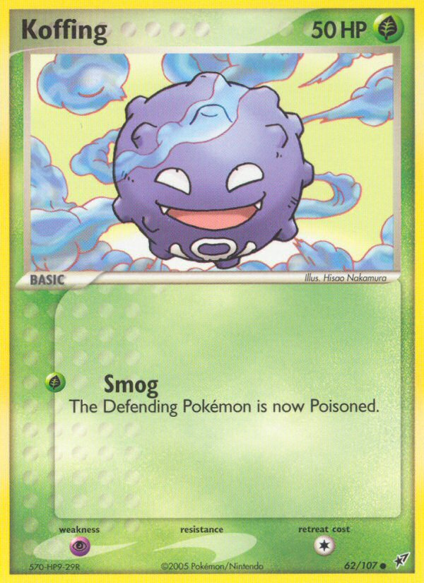 Koffing (62/107) [EX: Deoxys] | Fandemonia Ltd