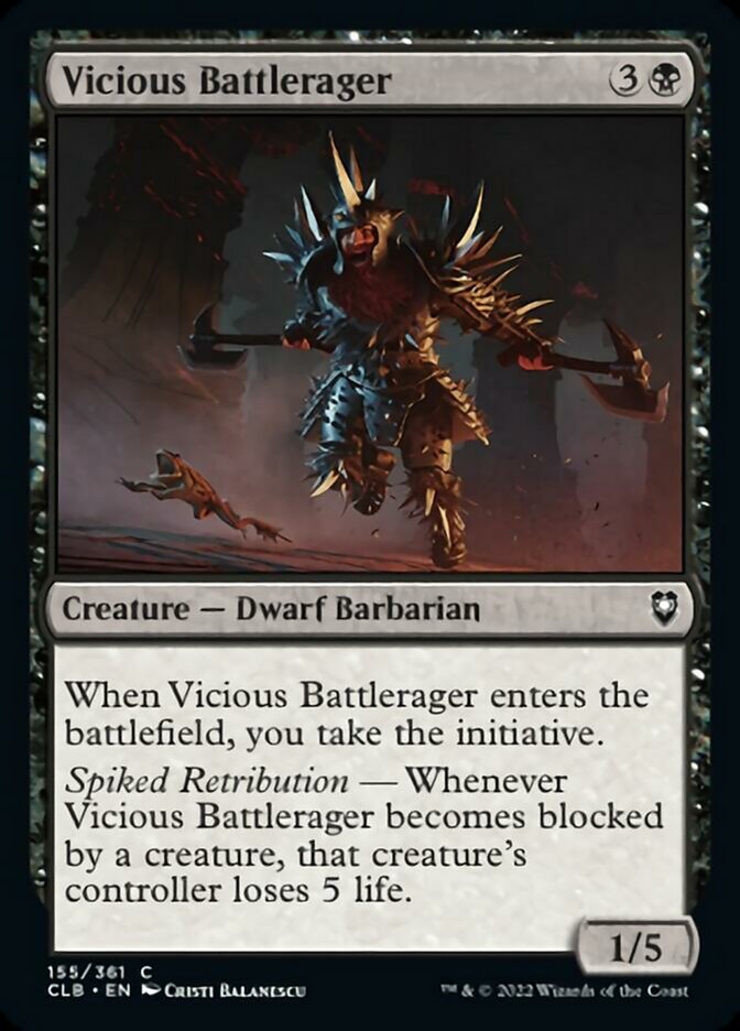 Vicious Battlerager [Commander Legends: Battle for Baldur's Gate] | Fandemonia Ltd