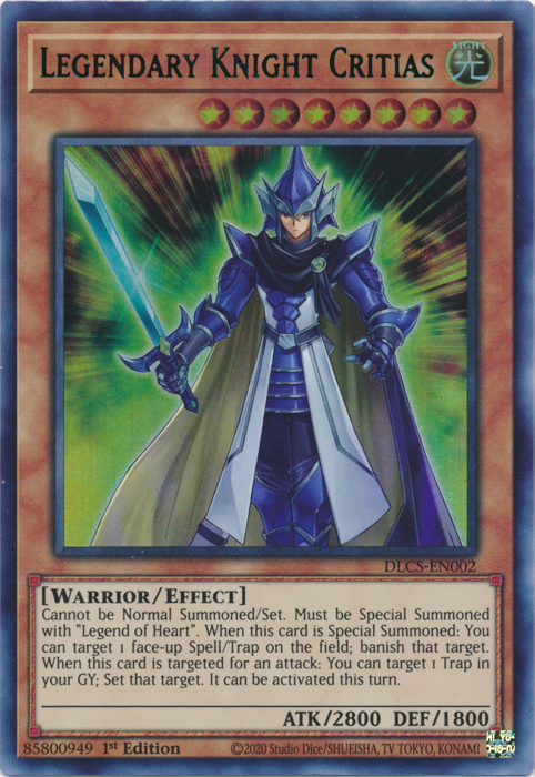 Legendary Knight Critias (Green) [DLCS-EN002] Ultra Rare | Fandemonia Ltd