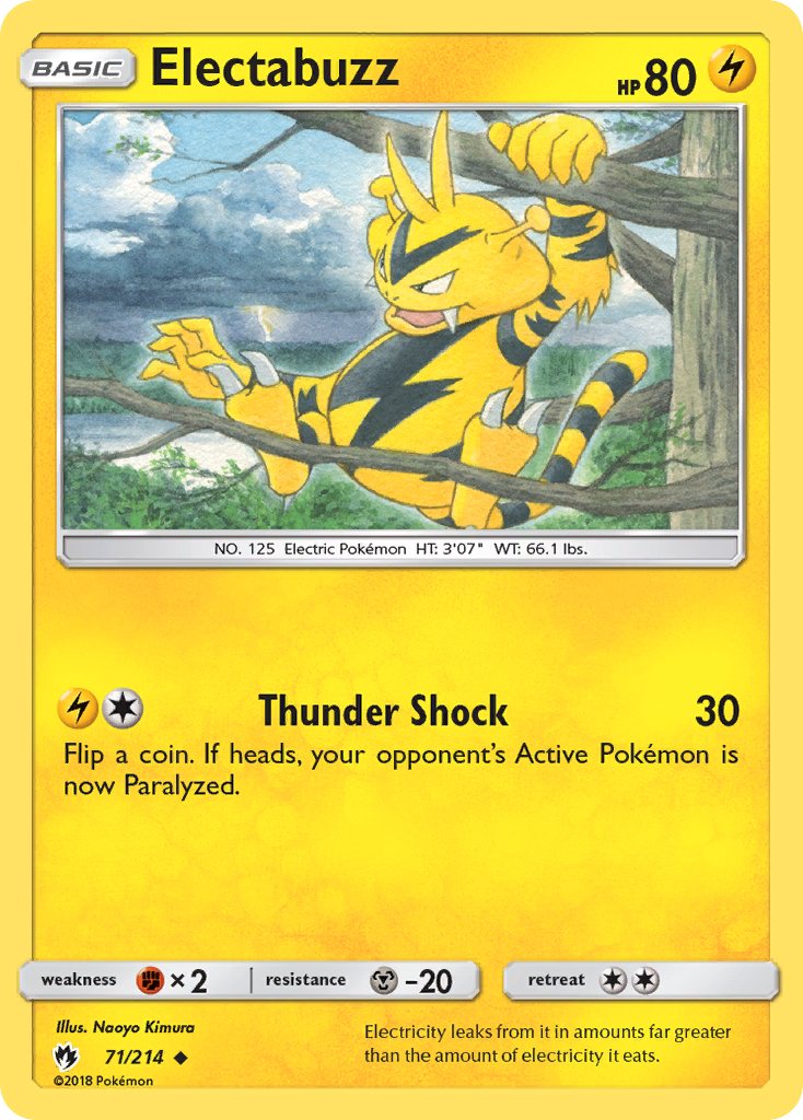 Electabuzz (71/214) [Sun & Moon: Lost Thunder] | Fandemonia Ltd