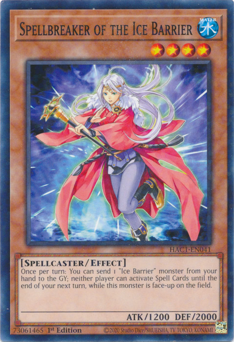 Spellbreaker of the Ice Barrier (Duel Terminal) [HAC1-EN041] Common | Fandemonia Ltd