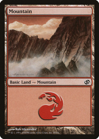 Mountain (59) [Duel Decks: Jace vs. Chandra] | Fandemonia Ltd