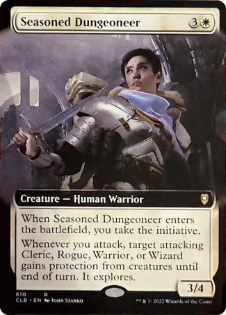 Seasoned Dungeoneer (Extended Art) [Commander Legends: Battle for Baldur's Gate] | Fandemonia Ltd