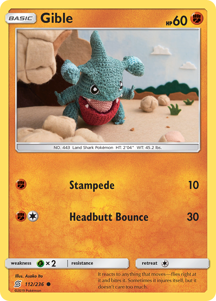 Gible (112/236) [Sun & Moon: Unified Minds] | Fandemonia Ltd