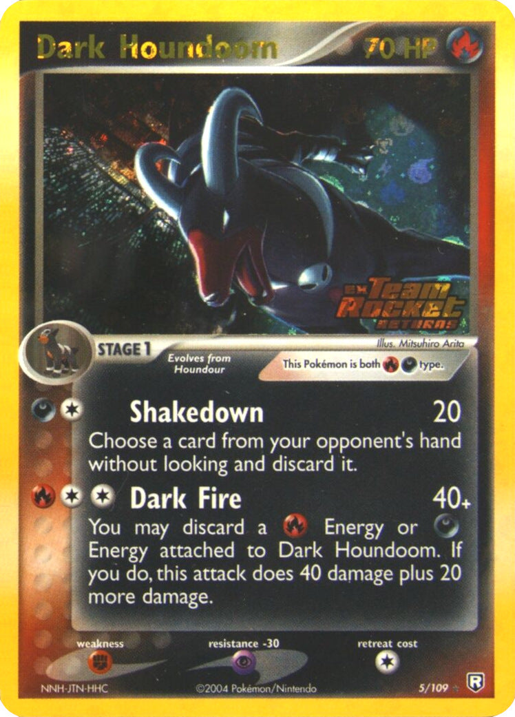 Dark Houndoom (5/109) (Stamped) [EX: Team Rocket Returns] | Fandemonia Ltd