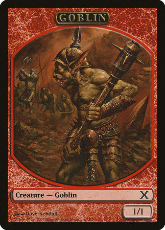 Goblin Token [Tenth Edition Tokens] | Fandemonia Ltd