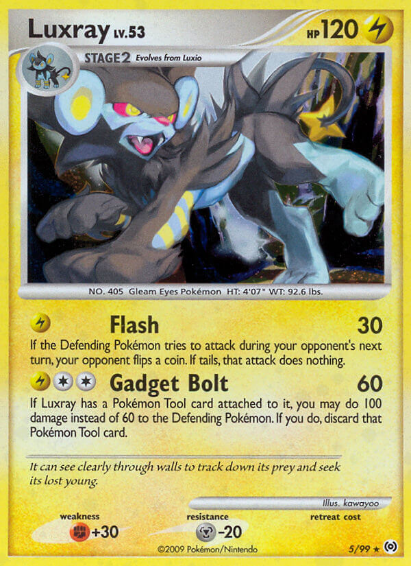 Luxray (5/99) (Theme Deck Exclusive) [Platinum: Arceus] | Fandemonia Ltd