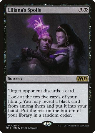 Liliana's Spoils [Core Set 2019] | Fandemonia Ltd