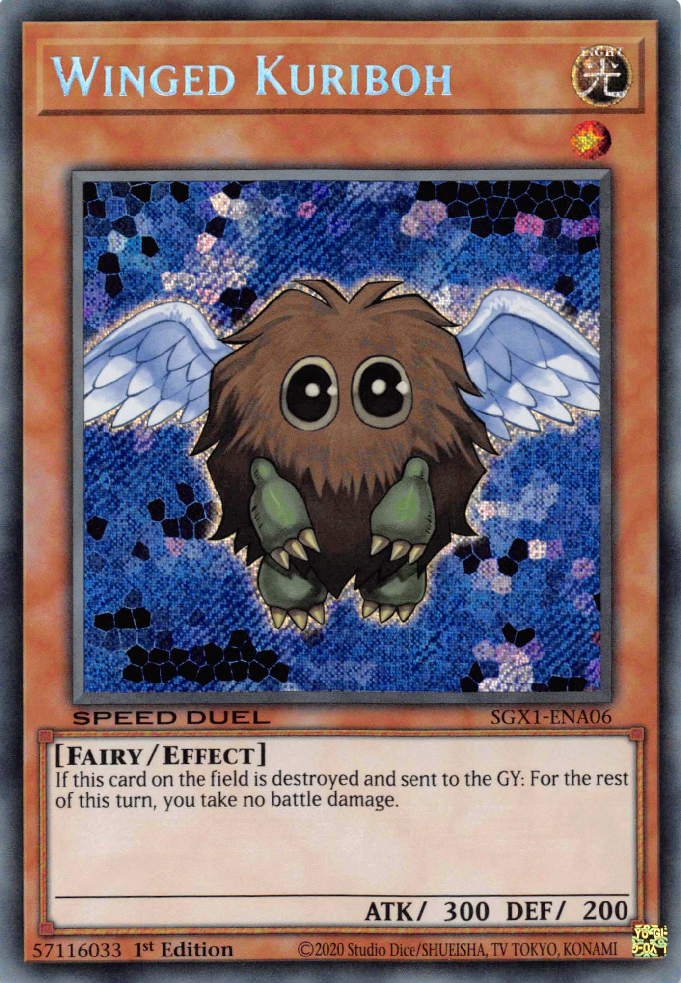 Winged Kuriboh [SGX1-ENA06] Secret Rare | Fandemonia Ltd