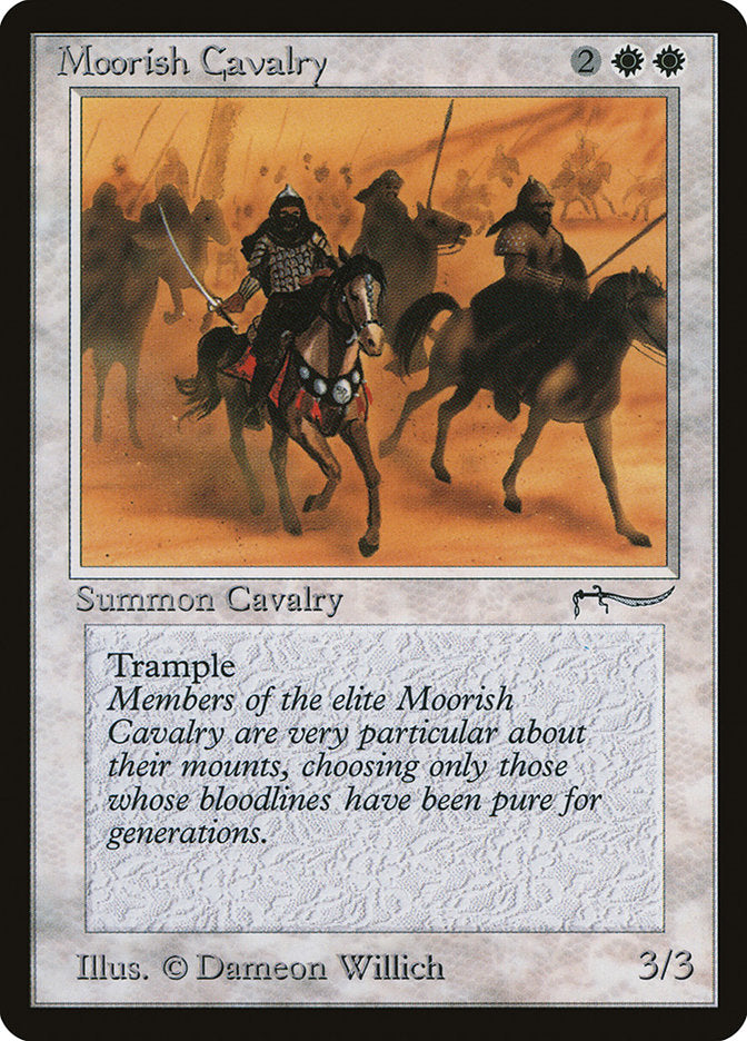 Moorish Cavalry (Dark Mana Cost) [Arabian Nights] | Fandemonia Ltd