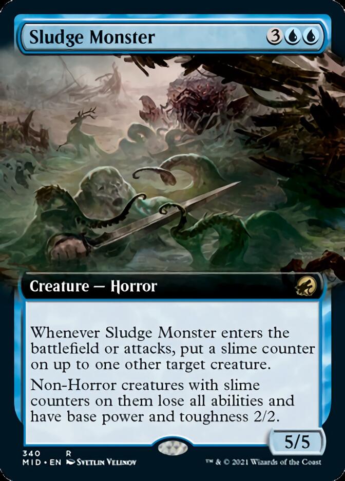 Sludge Monster (Extended) [Innistrad: Midnight Hunt] | Fandemonia Ltd