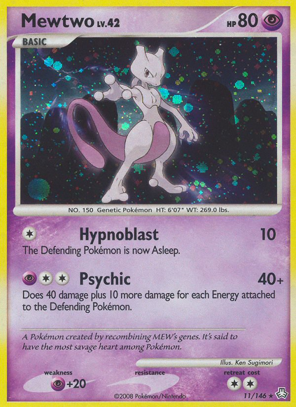 Mewtwo (11/146) [Diamond & Pearl: Legends Awakened] | Fandemonia Ltd