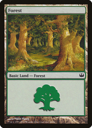 Forest (44) [Duel Decks: Knights vs. Dragons] | Fandemonia Ltd