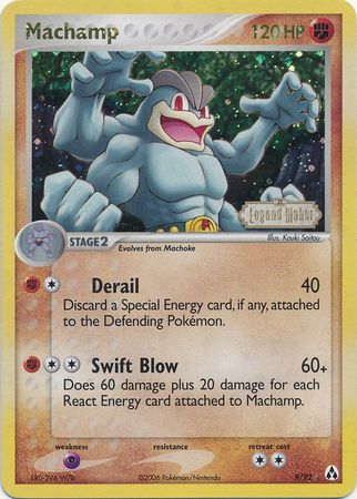 Machamp (9/92) (Stamped) [EX: Legend Maker] | Fandemonia Ltd