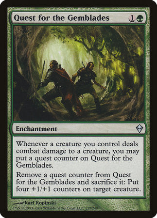 Quest for the Gemblades [Zendikar] | Fandemonia Ltd