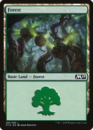 Forest (280) [Core Set 2019] | Fandemonia Ltd