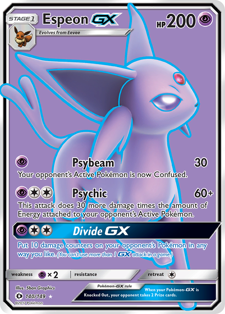 Espeon GX (140/149) [Sun & Moon: Base Set] | Fandemonia Ltd